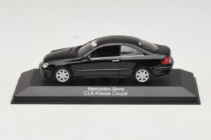 Mercedes CLK W208 Sort Minichamps 1:43 B66961946 Metal