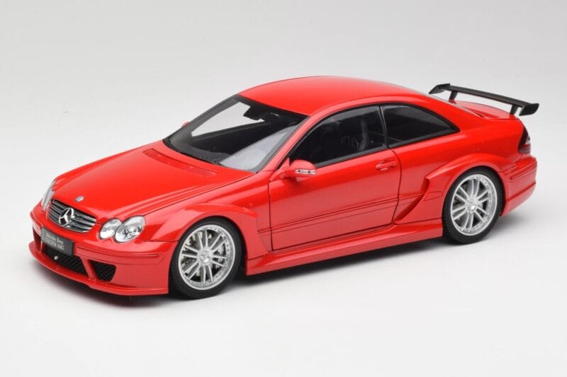 Mercedes CLK DTM AMG C209 Mars Rød Kyosho 1:18 08461R Metal