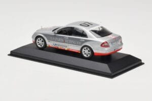 Mercedes E-Class W211 #7 Team AutoBild Paris-Beijing 2006 Replacement Box Minichamps 1:43 MB001 Metal — billede 3 af 4