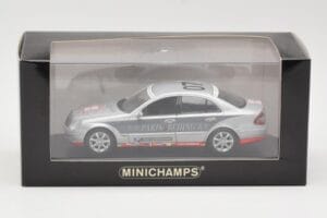 Mercedes E-Class W211 #7 Team AutoBild Paris-Beijing 2006 Replacement Box Minichamps 1:43 MB001 Metal — billede 4 af 4