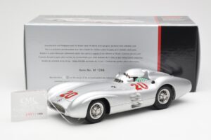 Mercedes W196 Streamliner #20 K. Kling French GP 1954 CMC 1:18 M-128B Metal — billede 6 af 6