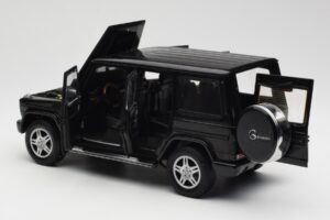 Mercedes G 500 W463 Sort Dealer Edition AUTOart 1:18 B66962143 Metal — billede 5 af 8