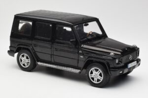 Mercedes G 500 W463 Sort Dealer Edition AUTOart 1:18 B66962143 Metal — billede 6 af 8