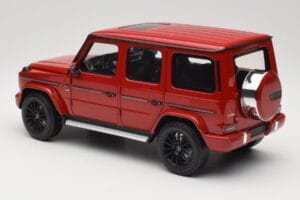 Mercedes G 500 W463 Rød Minichamps 1:18 110037101 Metal — billede 7 af 8