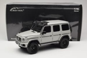 Mercedes G 63 AMG 4x4 Squared Arabian Grey Almost Real 1:18 820829 Metal — billede 8 af 8