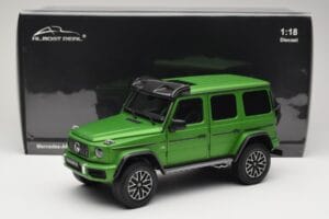 Mercedes G 63 AMG 4x4 Squared Green Hell Magno Almost Real 1:18 820821 Metal — billede 8 af 8