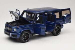 Mercedes G 63 AMG W463 Blue Metallic Minichamps 1:18 110037061 Metal — billede 2 af 8