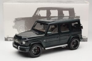 Mercedes G 63 AMG W463 Green Metallic Minichamps 1:18 110037066 Metal — billede 8 af 8