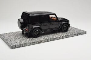 Mercedes Brabus 850 6.0 Widestar G63 W463 Obsidian Black Metallic Minichamps 1:18 107032400 Metal — billede 2 af 6