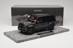Mercedes Brabus 850 6.0 Widestar G63 W463 Obsidian Black Metallic Minichamps 1:18 107032400 Metal — billede 6 af 6