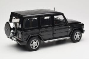Mercedes G-Class G 500 W463 Smaragd Black Metallic AUTOart 1:18 76101 Metal — billede 3 af 8