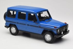 Mercedes G-Class W460 LWB Mørkeblå Minichamps 1:18 155038100 Metal — billede 4 af 6
