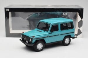 Mercedes G-Class W460 SWB Turkis Minichamps 1:18 155038001 Metal — billede 6 af 6
