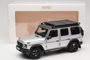 Mercedes G-Class W463 Iridium Silver Norev 1:18 183030 Metal — billede 8 af 8