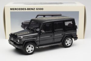Mercedes G500 W463 Sort AUTOart 1:18 76216 Metal — billede 8 af 8