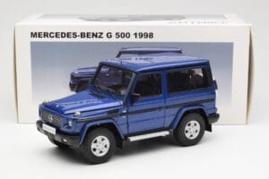 Mercedes G500 W463 SWB Blå AUTOart 1:18 76114 Metal — billede 8 af 8