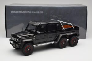 Mercedes AMG G63 W463 6x6 Gloss Sort AUTOart 1:18 76306 Komposit — billede 8 af 8