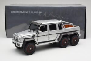 Mercedes AMG G63 W463 6x6 Iridium Sølv AUTOart 1:18 76301 Komposit — billede 8 af 8