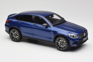 Mercedes AMG GLC 43 Coupe Brilliant Blå GT Spirit 1:18 B66960468 Resin — billede 4 af 6