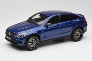 Mercedes AMG GLC 43 Coupe Brilliant Blå GT Spirit 1:18 B66960468 Resin