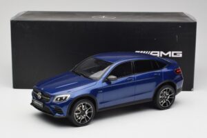 Mercedes AMG GLC 43 Coupe Brilliant Blå GT Spirit 1:18 B66960468 Resin — billede 6 af 6