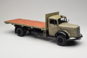 Mercedes L6600 Rungewagen Grå Sort Minichamps 1:18 109031050-R1 Metal — billede 6 af 9