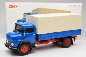 Mercedes L911 Blå Schuco 1:18 450044800 Metal — billede 8 af 8