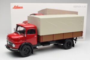 Mercedes L 911 Rød Schuco 1:18 450016400 Metal — billede 8 af 8