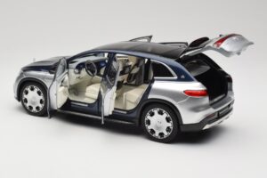 Mercedes Maybach EQS 680 V297 Blå NZG 1:18 1060/23 Metal — billede 5 af 8