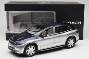 Mercedes Maybach EQS 680 V297 Blå NZG 1:18 1060/23 Metal — billede 8 af 8