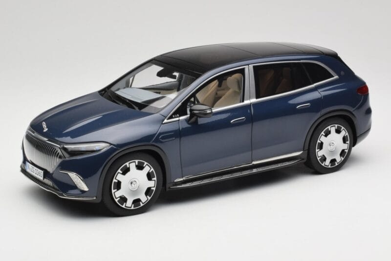 Mercedes Maybach EQS 680 V297 Mørkeblå NZG 1:18 B66960593 Metal