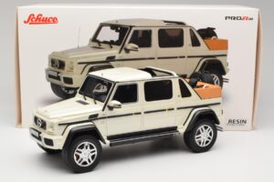 Mercedes Maybach G650 Landaulet W463 Hvid Schuco 1:18 450017800 Metal — billede 6 af 6