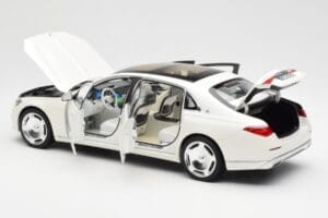 Mercedes Maybach S680 4Matic X223 Diamond Hvid Norev 1:18 183918 Metal — billede 5 af 8