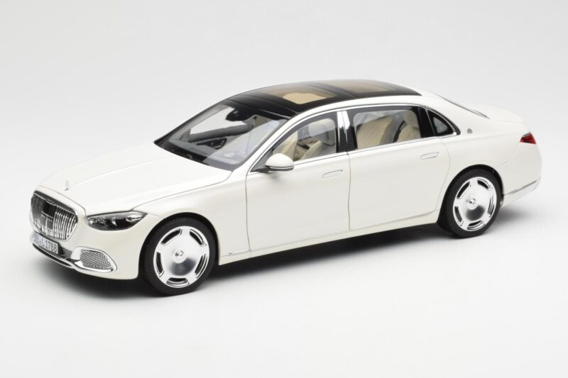 Mercedes Maybach S680 4Matic X223 Diamond Hvid Norev 1:18 183918 Metal