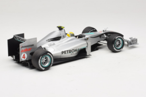 Mercedes MGP W01 #4 N. Rosberg Mercedes GP Showcar 2010 Minichamps 1:18 150100074 Metal — billede 2 af 7