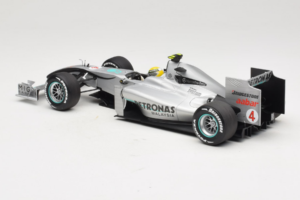 Mercedes MGP W01 #4 N. Rosberg Mercedes GP Showcar 2010 Minichamps 1:18 150100074 Metal — billede 5 af 7