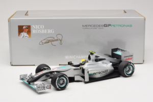 Mercedes MGP W01 #4 N. Rosberg Mercedes GP Showcar 2010 Minichamps 1:18 150100074 Metal — billede 7 af 7