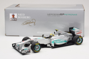 Mercedes MGP W02 #8 N. Rosberg Mercedes GP 2011 Minichamps 1:18 110110008 Metal — billede 7 af 7