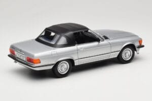 Mercedes R107 380 SL Sølv Norev 1:18 183725 Metal — billede 3 af 8