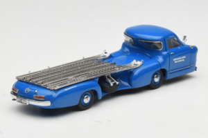 Mercedes Renntransporter Blue Wonder CMC 1:43 M-036K Metal — billede 3 af 8