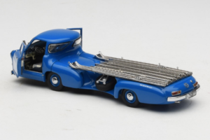Mercedes Renntransporter Blue Wonder CMC 1:43 M-036K Metal — billede 5 af 8
