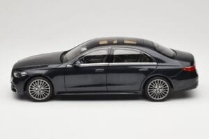 Mercedes S-Class W223 AMG Line Anthracite Blue Norev 1:18 183800 Metal — billede 4 af 8