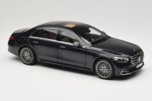 Mercedes S-Class W223 AMG Line Anthracite Blue Norev 1:18 183800 Metal — billede 6 af 8