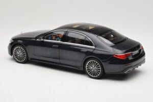 Mercedes S-Class W223 AMG Line Anthracite Blue Norev 1:18 183800 Metal — billede 7 af 8