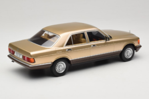 Mercedes S-Class W126 Metallic Beige MCG 1:18 MCG18548 Metal — billede 2 af 6