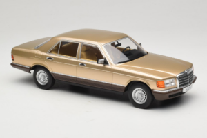 Mercedes S-Class W126 Metallic Beige MCG 1:18 MCG18548 Metal — billede 4 af 6