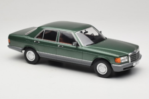 Mercedes S-Class W126 Metallic Green MCG 1:18 MCG18549 Metal — billede 4 af 6