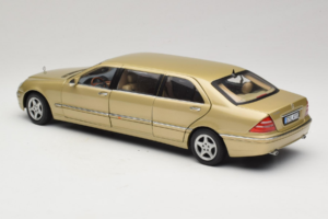 Mercedes S-Class W220 Pullman Gold Metallic Sun Star 1:18 4113 Metal — billede 7 af 8