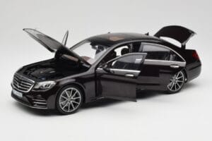 Mercedes S-Class W222 AMG Line Ruby Sort Metallic Norev 1:18 183483 Metal — billede 2 af 8