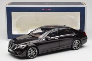 Mercedes S-Class W222 AMG Line Ruby Sort Metallic Norev 1:18 183483 Metal — billede 8 af 8